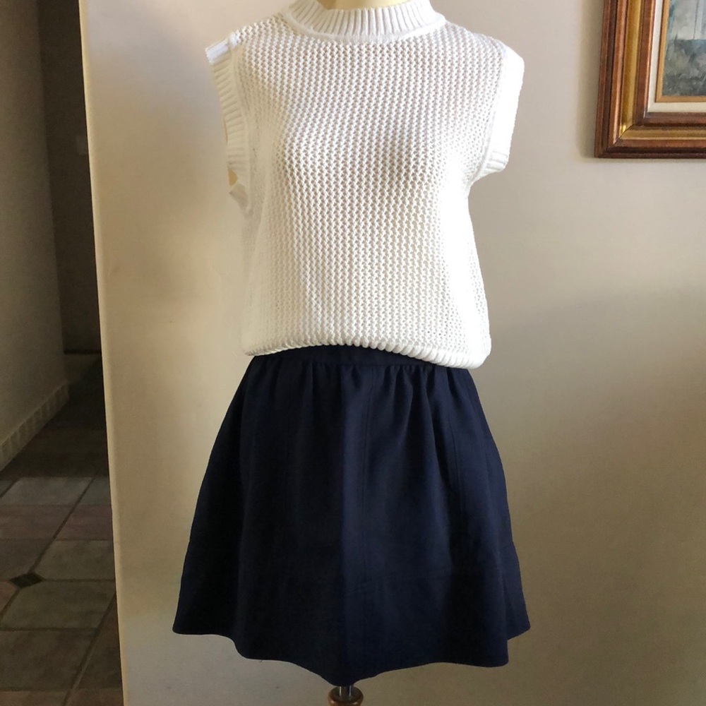 MADEWELL Navy Skirt